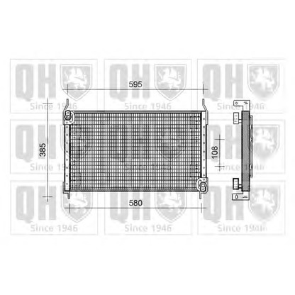 Photo Condenseur, climatisation QUINTON HAZELL QCN250