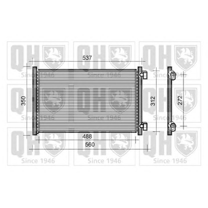 Foto Condensatore, Climatizzatore QUINTON HAZELL QCN255