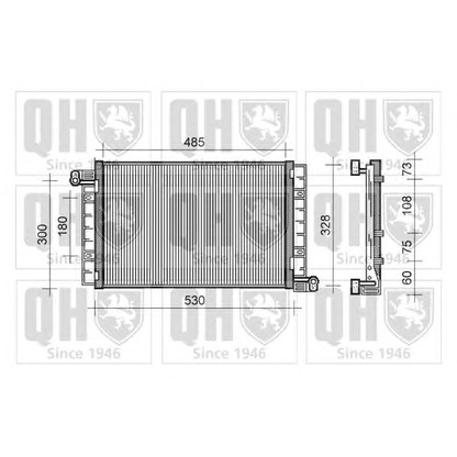 Foto Condensador, aire acondicionado QUINTON HAZELL QCN259