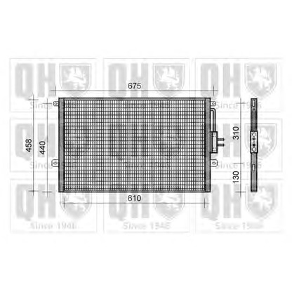 Foto Condensador, aire acondicionado QUINTON HAZELL QCN283