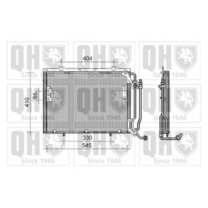 Foto Condensador, aire acondicionado QUINTON HAZELL QCN294