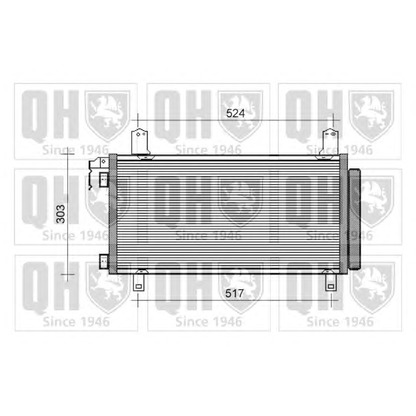 Foto Condensador, aire acondicionado QUINTON HAZELL QCN309