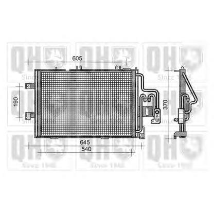 Foto Condensador, aire acondicionado QUINTON HAZELL QCN316