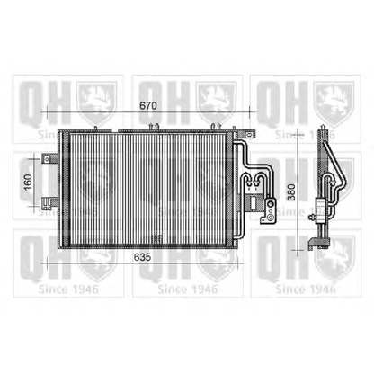 Foto Condensatore, Climatizzatore QUINTON HAZELL QCN317