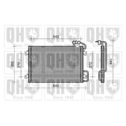 Foto Condensador, aire acondicionado QUINTON HAZELL QCN328