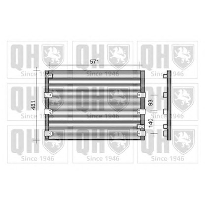 Foto Condensatore, Climatizzatore QUINTON HAZELL QCN345