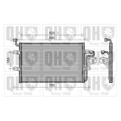 Photo Condenseur, climatisation QUINTON HAZELL QCN355