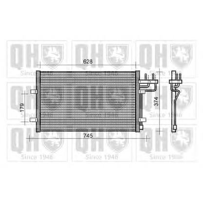 Foto Kondensator, Klimaanlage QUINTON HAZELL QCN398