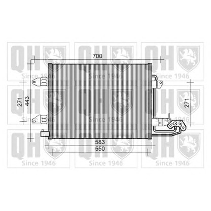 Photo Condenseur, climatisation QUINTON HAZELL QCN400