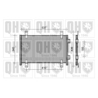 Photo Condenseur, climatisation QUINTON HAZELL QCN405