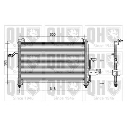 Foto Condensatore, Climatizzatore QUINTON HAZELL QCN418