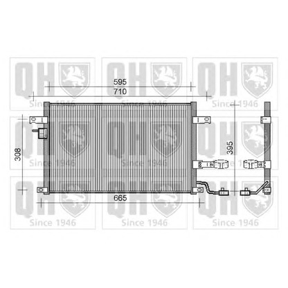 Фото Конденсатор, кондиционер QUINTON HAZELL QCN420