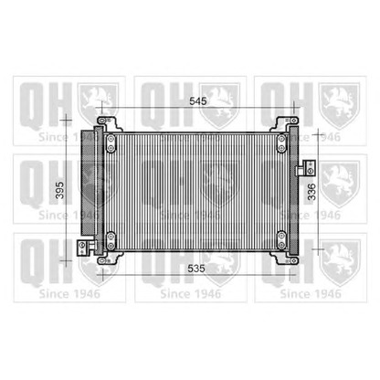 Foto Condensador, aire acondicionado QUINTON HAZELL QCN421