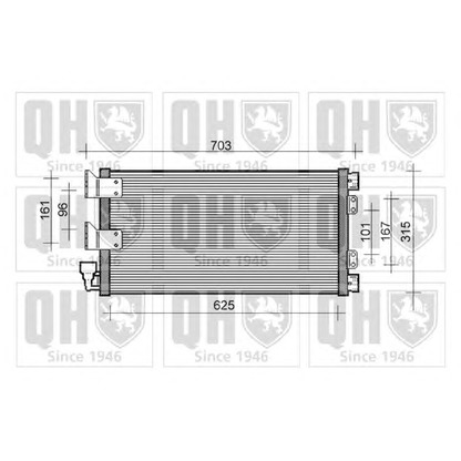 Foto Condensador, aire acondicionado QUINTON HAZELL QCN439