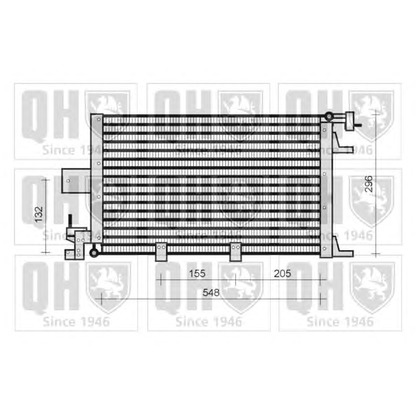 Photo Condenser, air conditioning QUINTON HAZELL QCN45