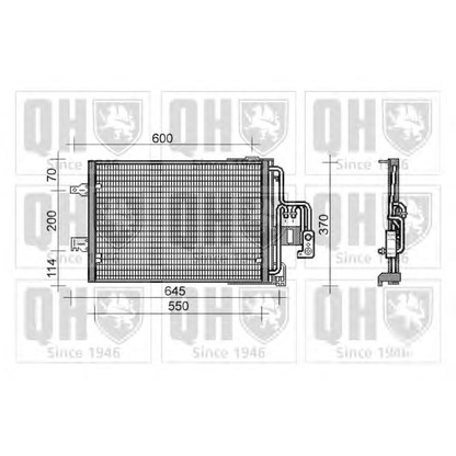 Foto Condensador, aire acondicionado QUINTON HAZELL QCN454