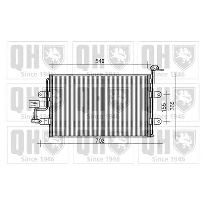 Photo Condenser, air conditioning QUINTON HAZELL QCN484