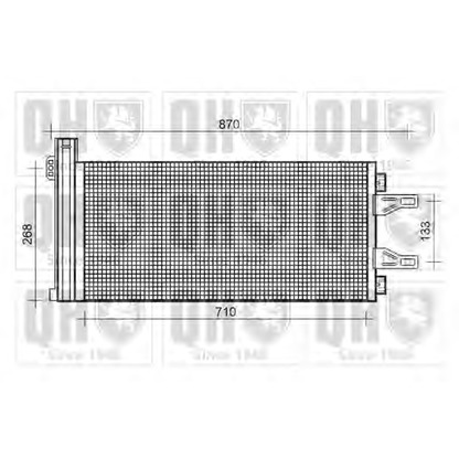 Photo Condenser, air conditioning QUINTON HAZELL QCN570