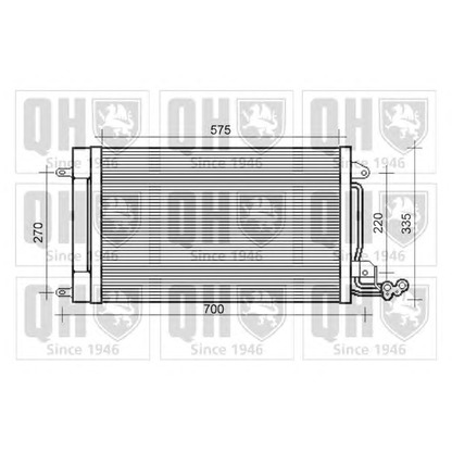 Photo Condenseur, climatisation QUINTON HAZELL QCN621