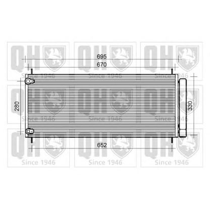 Photo Condenseur, climatisation QUINTON HAZELL QCN626