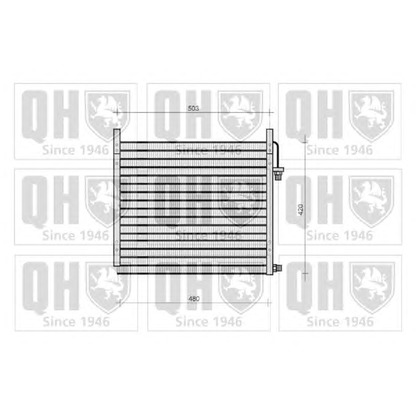 Photo Condenser, air conditioning QUINTON HAZELL QCN65
