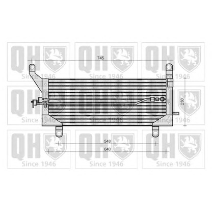 Photo Condenser, air conditioning QUINTON HAZELL QCN97