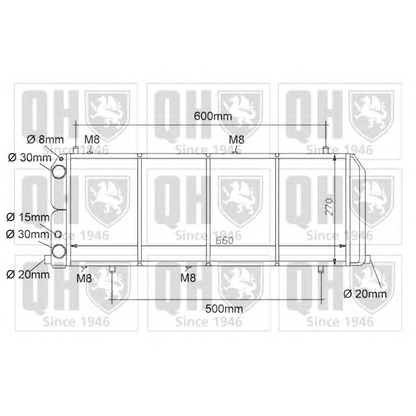 Photo Radiateur, refroidissement du moteur QUINTON HAZELL QER1001