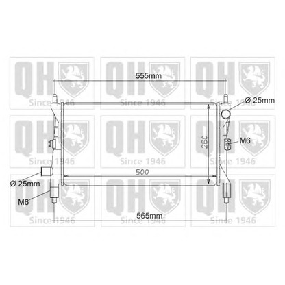 Photo Radiateur, refroidissement du moteur QUINTON HAZELL QER1013