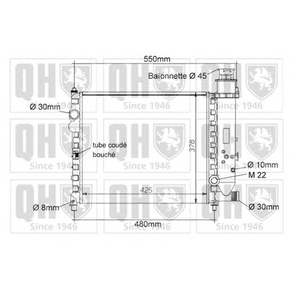 Photo Radiator, engine cooling QUINTON HAZELL QER1027