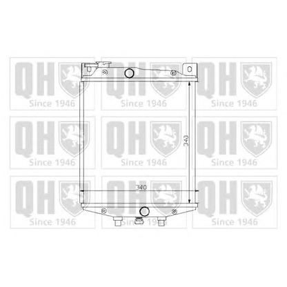 Photo Radiateur, refroidissement du moteur QUINTON HAZELL QER1070