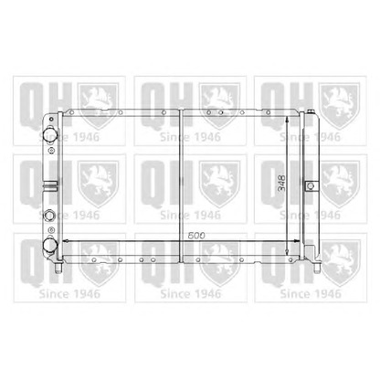 Foto Radiador, refrigeración del motor QUINTON HAZELL QER1080