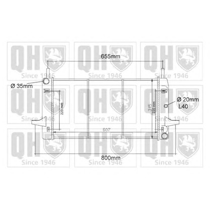 Photo Radiateur, refroidissement du moteur QUINTON HAZELL QER1114