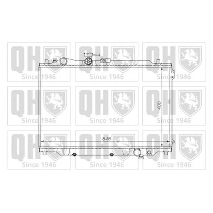 Photo Radiateur, refroidissement du moteur QUINTON HAZELL QER1149