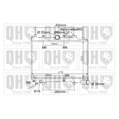 Photo Radiateur, refroidissement du moteur QUINTON HAZELL QER1173