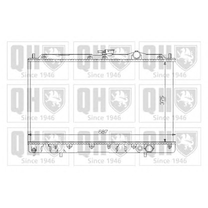 Photo Radiateur, refroidissement du moteur QUINTON HAZELL QER1197