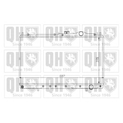 Photo Radiator, engine cooling QUINTON HAZELL QER1203