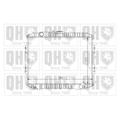 Photo Radiator, engine cooling QUINTON HAZELL QER1204