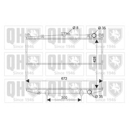 Foto Kühler, Motorkühlung QUINTON HAZELL QER1208