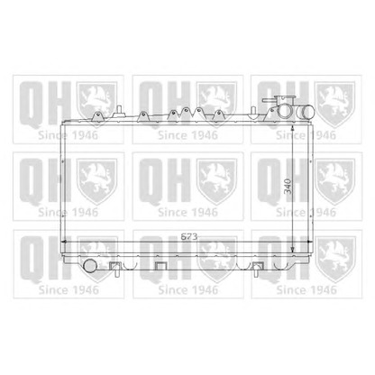 Photo Radiateur, refroidissement du moteur QUINTON HAZELL QER1212