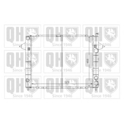 Photo Radiateur, refroidissement du moteur QUINTON HAZELL QER1225