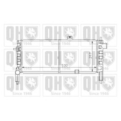 Photo Radiateur, refroidissement du moteur QUINTON HAZELL QER1247