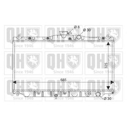 Фото Радиатор, охлаждение двигателя QUINTON HAZELL QER1252
