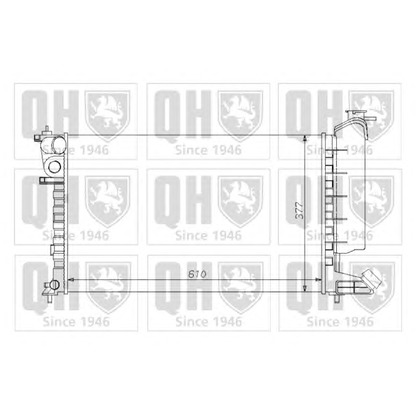 Photo Radiator, engine cooling QUINTON HAZELL QER1264