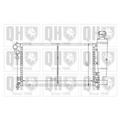 Foto Radiatore, Raffreddamento motore QUINTON HAZELL QER1270