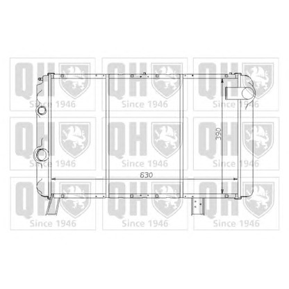 Foto Radiador, refrigeración del motor QUINTON HAZELL QER1272