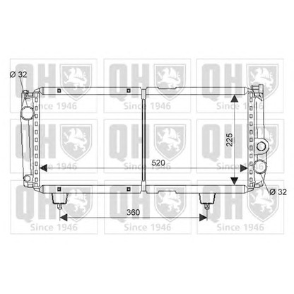 Photo Radiateur, refroidissement du moteur QUINTON HAZELL QER1281