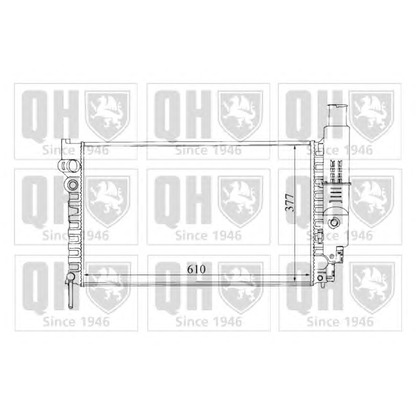 Photo Radiateur, refroidissement du moteur QUINTON HAZELL QER1284