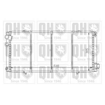 Photo Radiateur, refroidissement du moteur QUINTON HAZELL QER1292