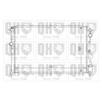 Foto Radiador, refrigeración del motor QUINTON HAZELL QER1309