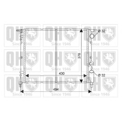 Zdjęcie Chłodnica, układ chłodzenia silnika QUINTON HAZELL QER1324